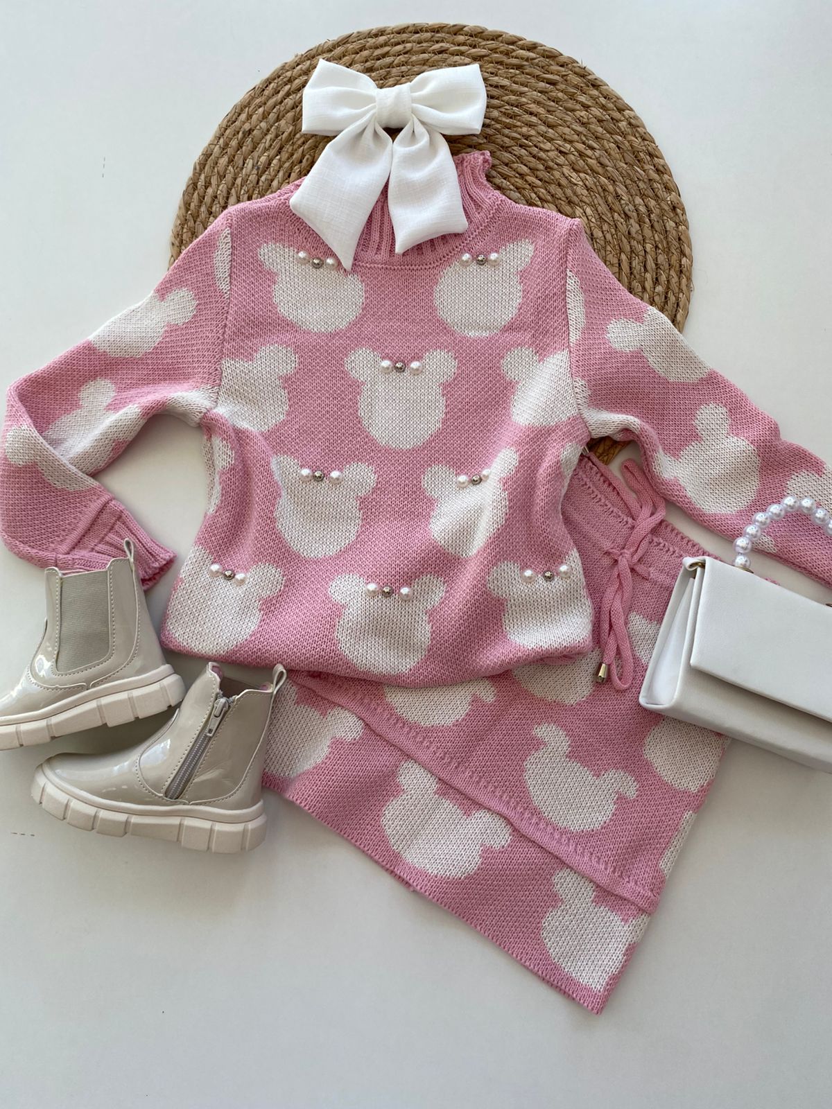 Conjunto Minnie Tricot
