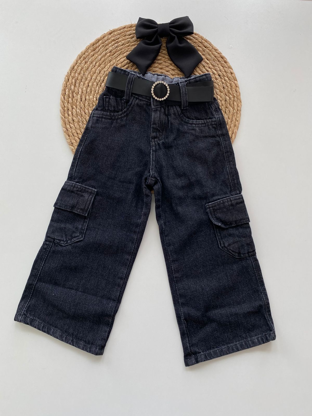 Calça Cargo Preta