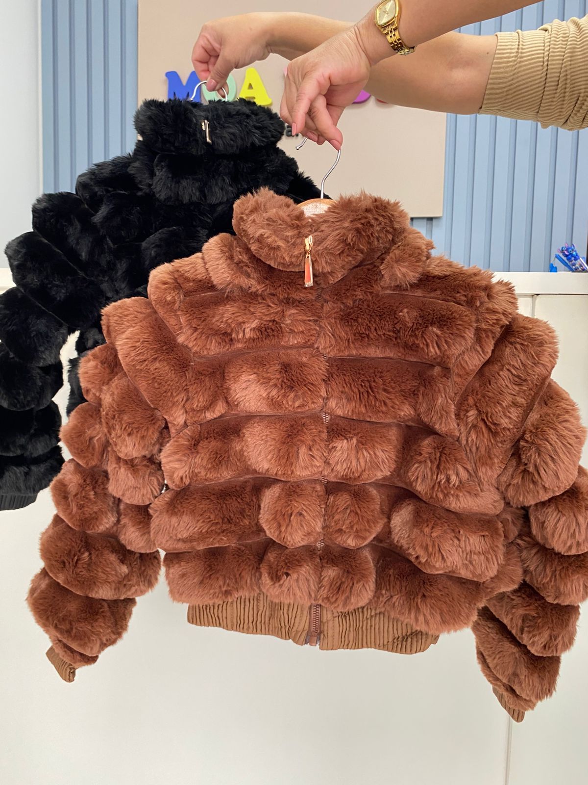 Jaqueta Puffer Pelúcia